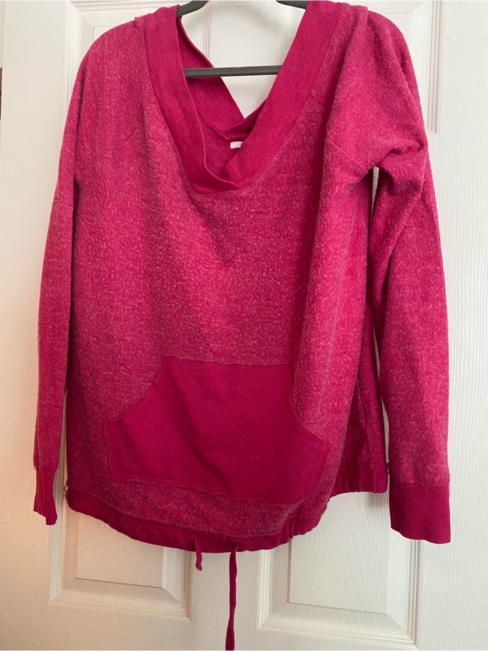 Maurices Magenta V-Neck Lightweight  Sweatshirt Large